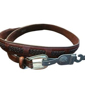Brighton Brown Leather Belt Mens Size 42 NEW WITH TAGS
